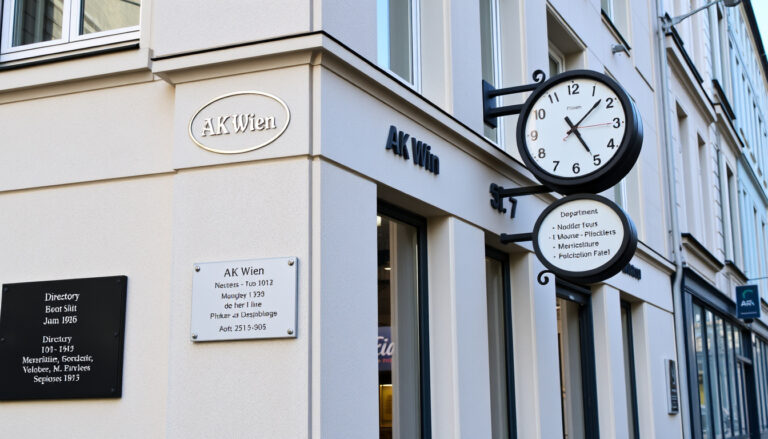 AK Wien: Telefonnummer, Adresse, Öffnungszeiten & Abteilungen